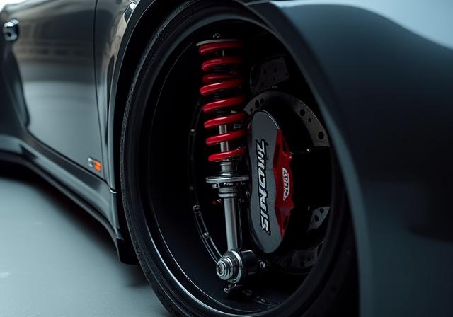Porsche 911 dengan upgrade suspensi sport